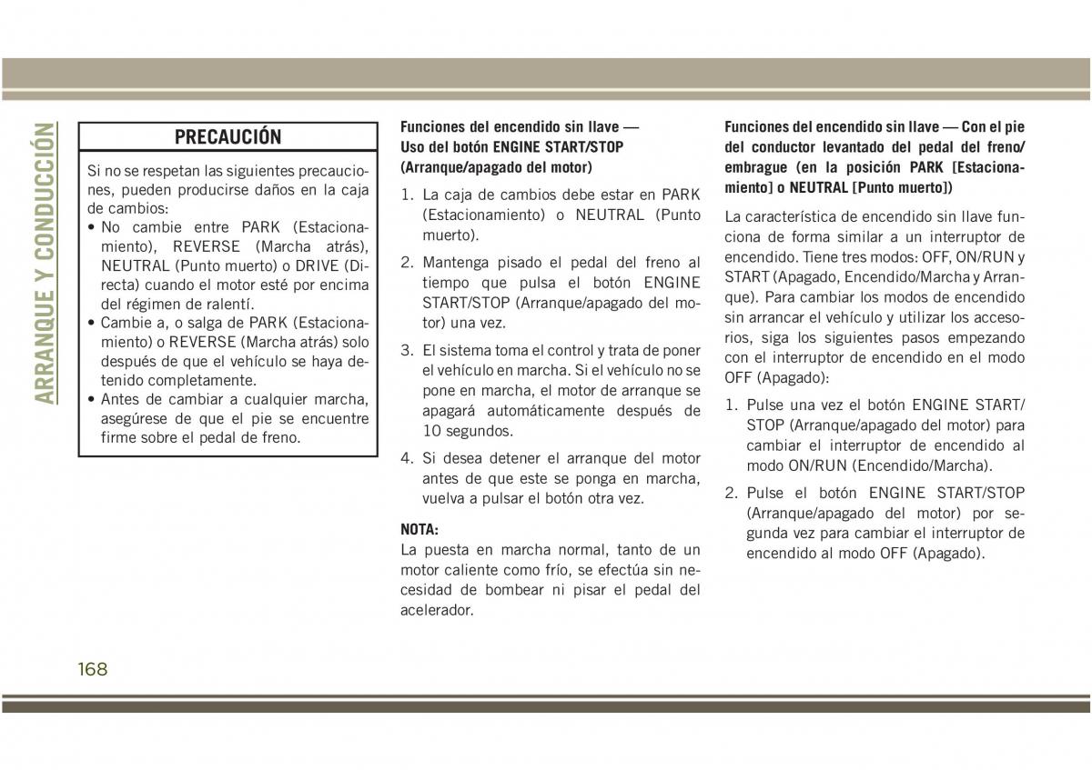 Jeep Compass II 2 manual del propietario / page 170