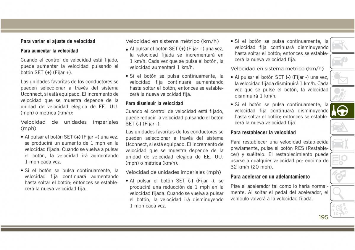 Jeep Compass II 2 manual del propietario / page 197