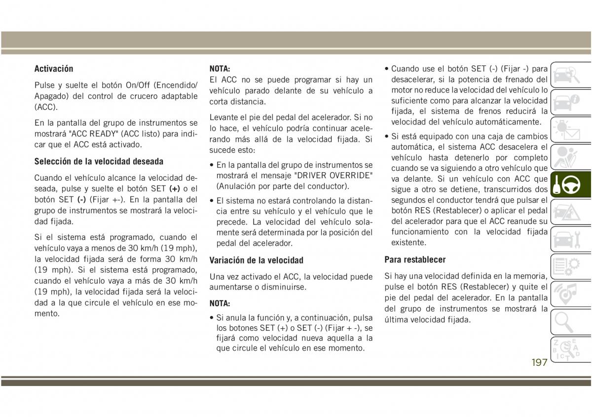 Jeep Compass II 2 manual del propietario / page 199