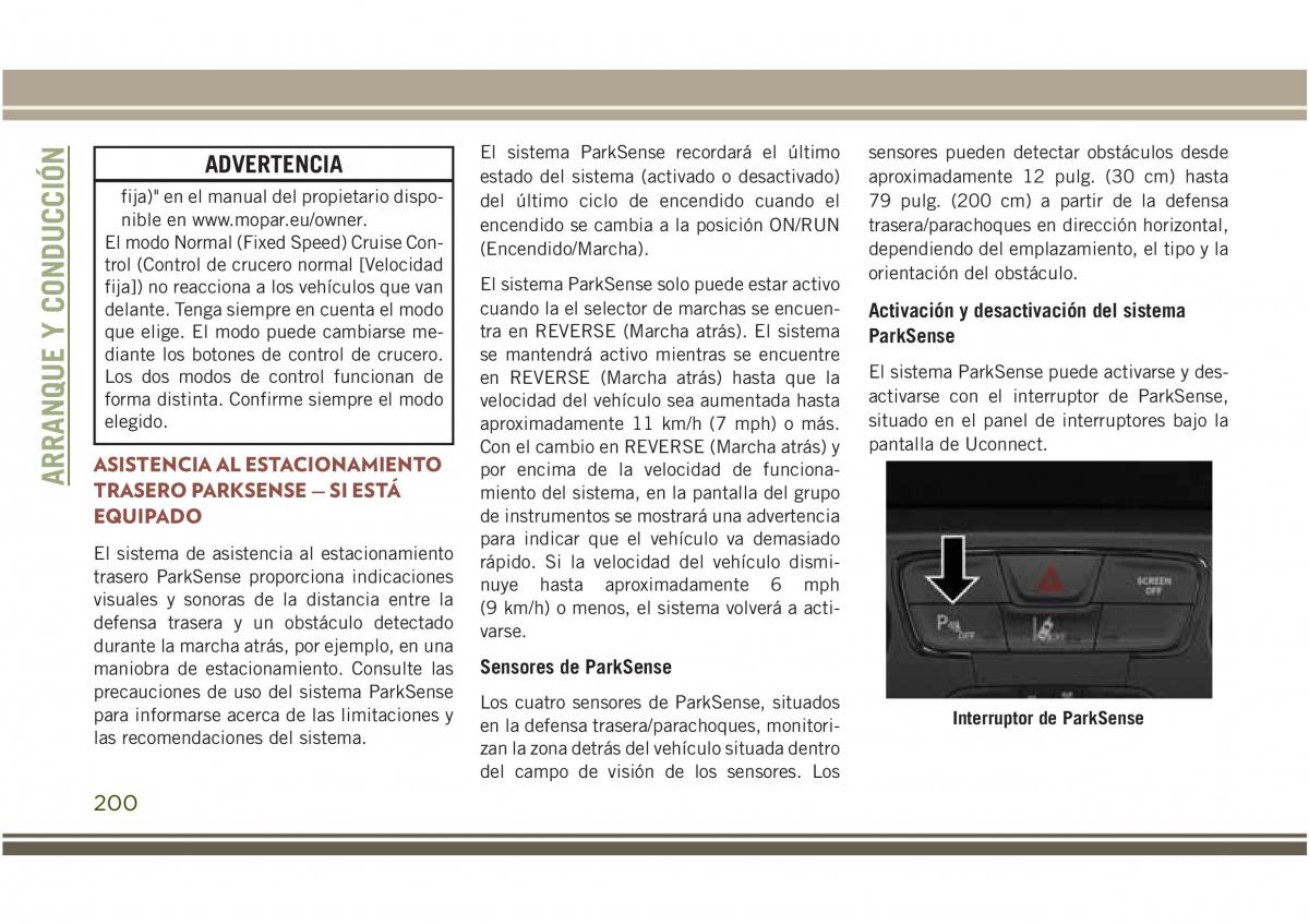 Jeep Compass II 2 manual del propietario / page 202