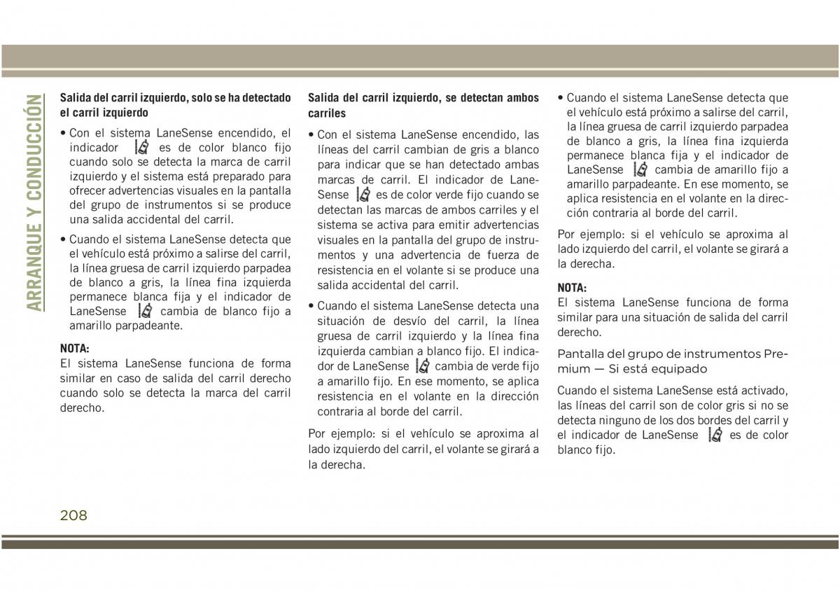 Jeep Compass II 2 manual del propietario / page 210