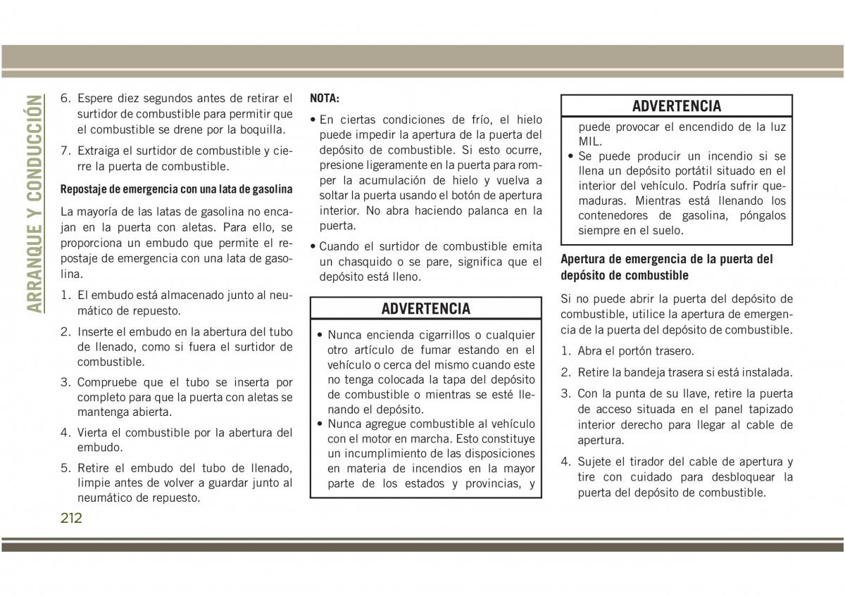 Jeep Compass II 2 manual del propietario / page 214