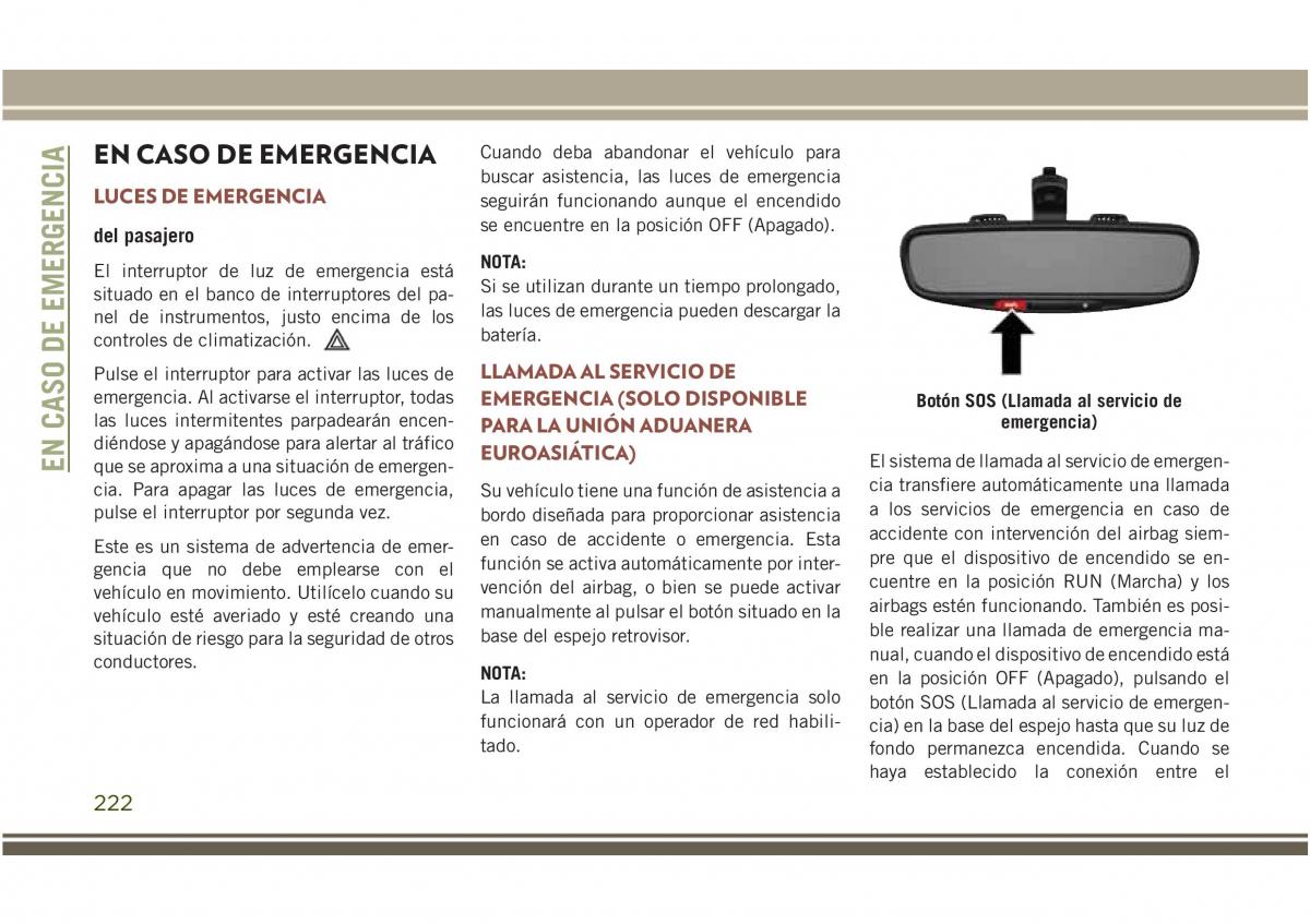 Jeep Compass II 2 manual del propietario / page 224