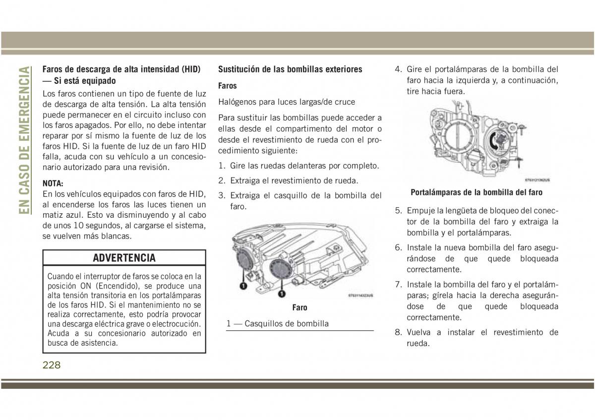 Jeep Compass II 2 manual del propietario / page 230