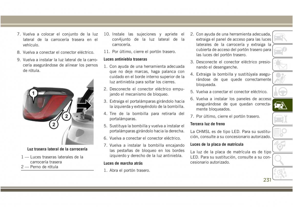 Jeep Compass II 2 manual del propietario / page 233