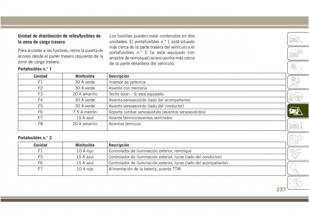 Jeep Compass II 2 manual del propietario / page 239