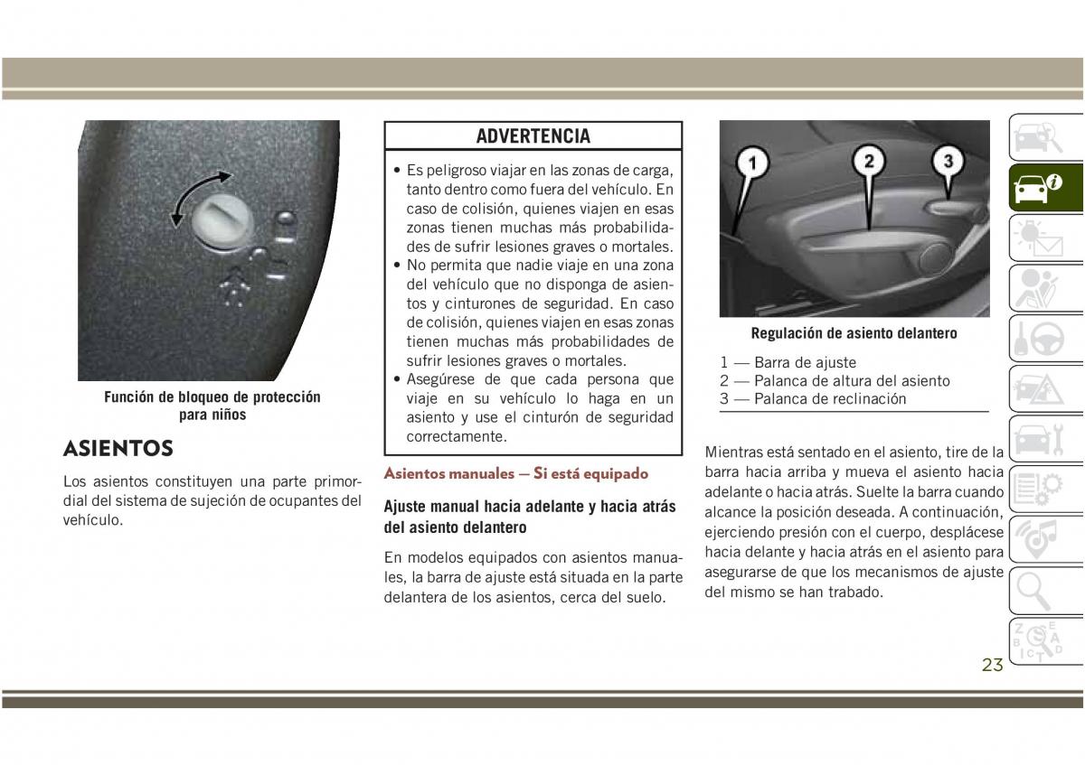 Jeep Compass II 2 manual del propietario / page 25