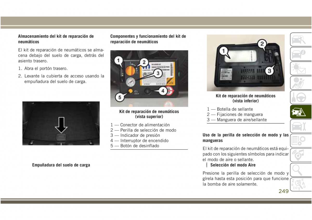 Jeep Compass II 2 manual del propietario / page 251