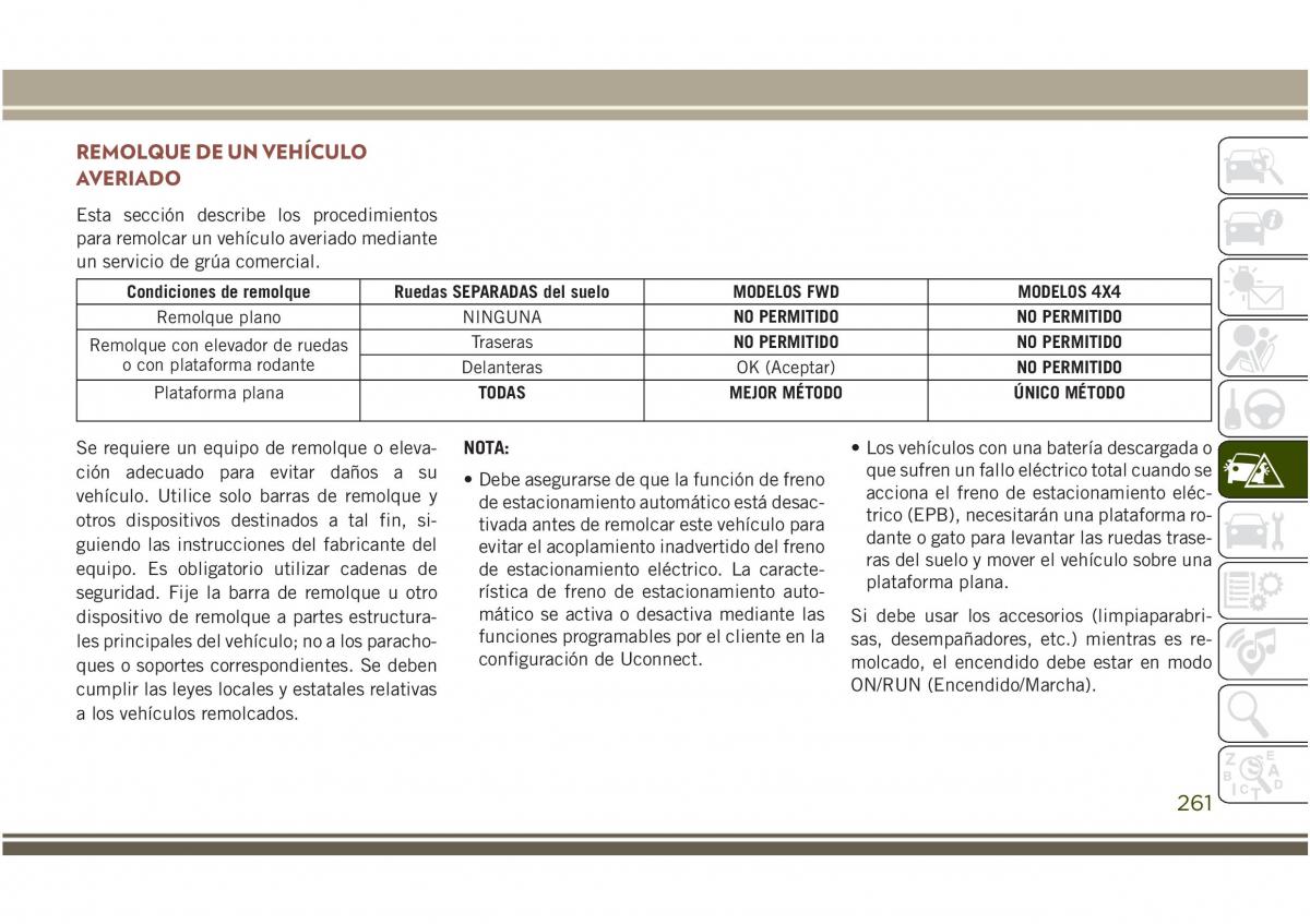 Jeep Compass II 2 manual del propietario / page 263