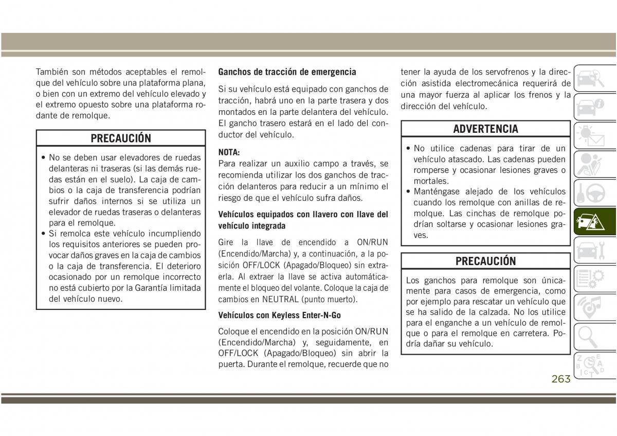 Jeep Compass II 2 manual del propietario / page 265