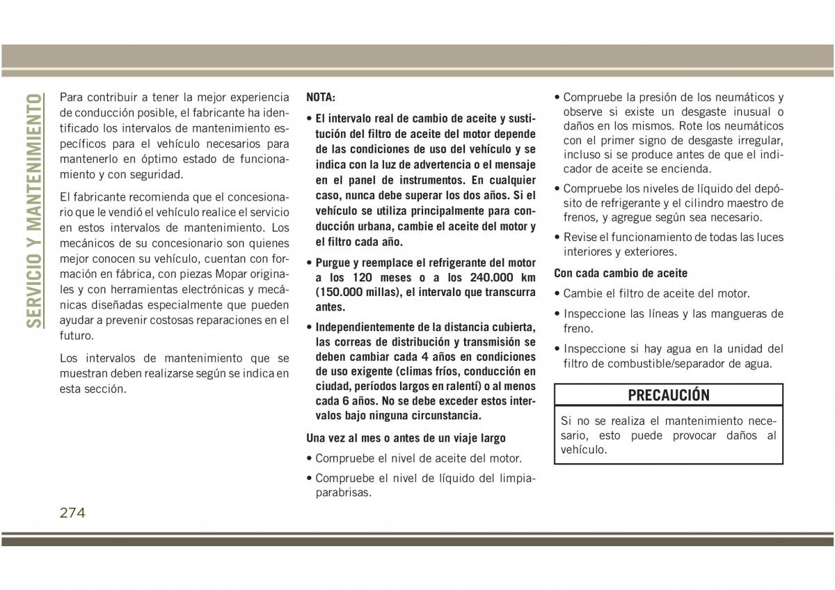 Jeep Compass II 2 manual del propietario / page 276