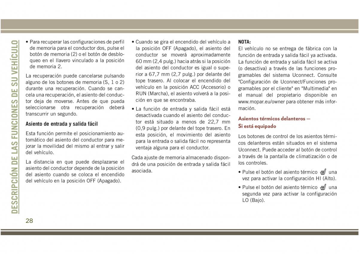 Jeep Compass II 2 manual del propietario / page 30