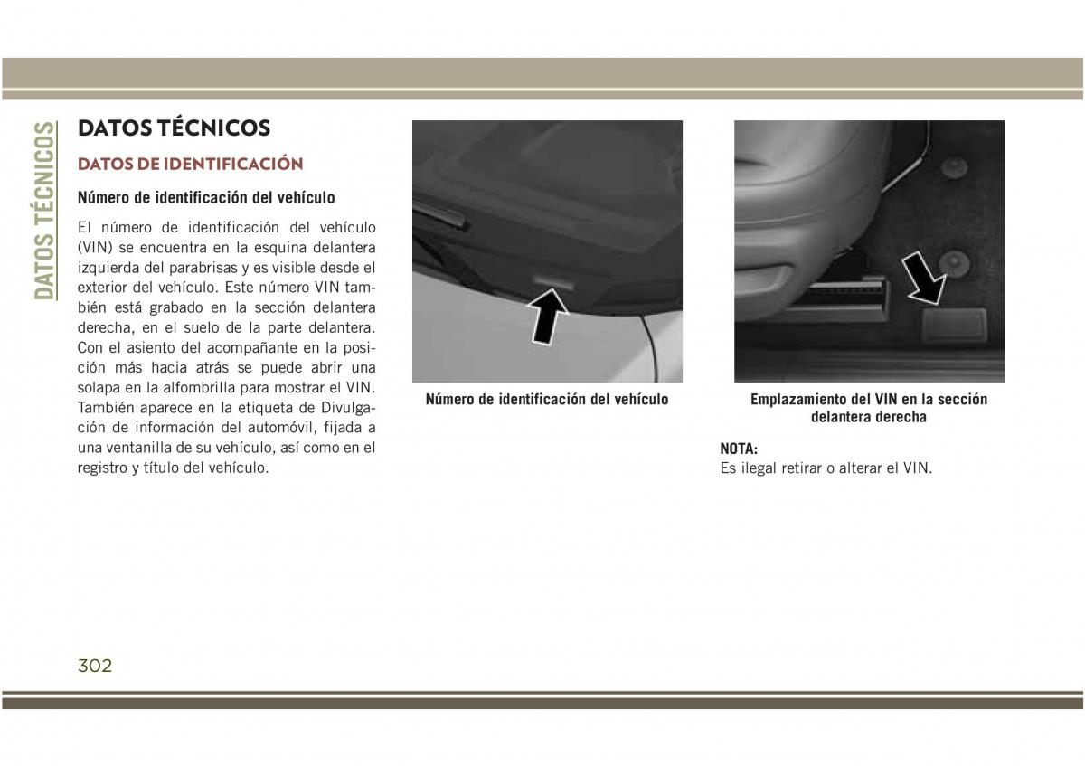 Jeep Compass II 2 manual del propietario / page 304