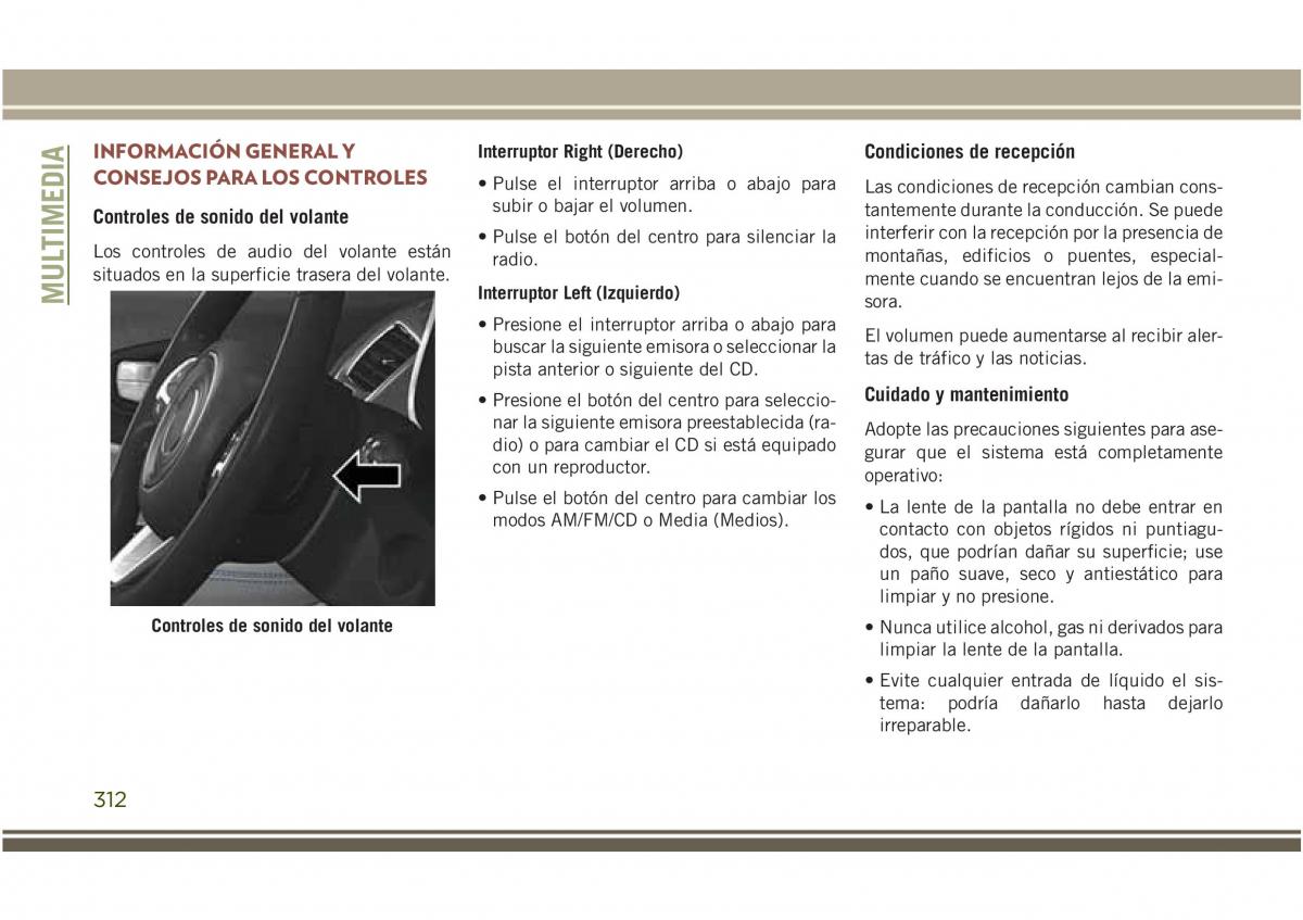 Jeep Compass II 2 manual del propietario / page 314