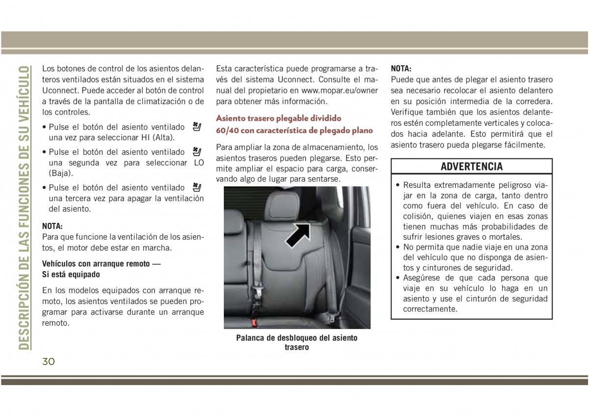 Jeep Compass II 2 manual del propietario / page 32