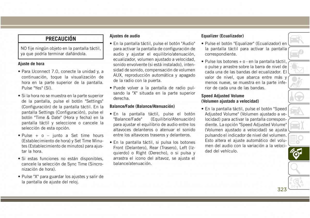 Jeep Compass II 2 manual del propietario / page 325