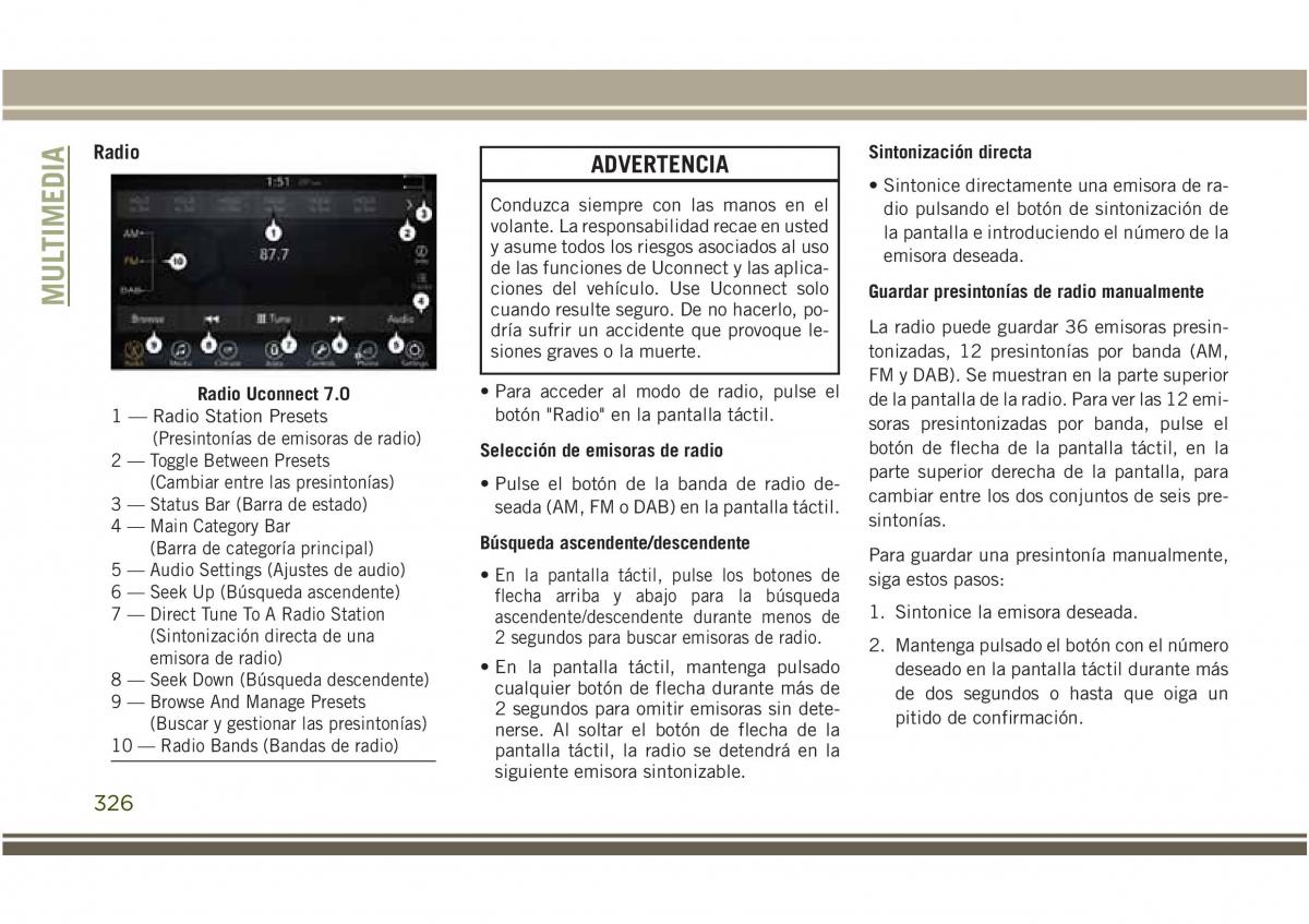 Jeep Compass II 2 manual del propietario / page 328