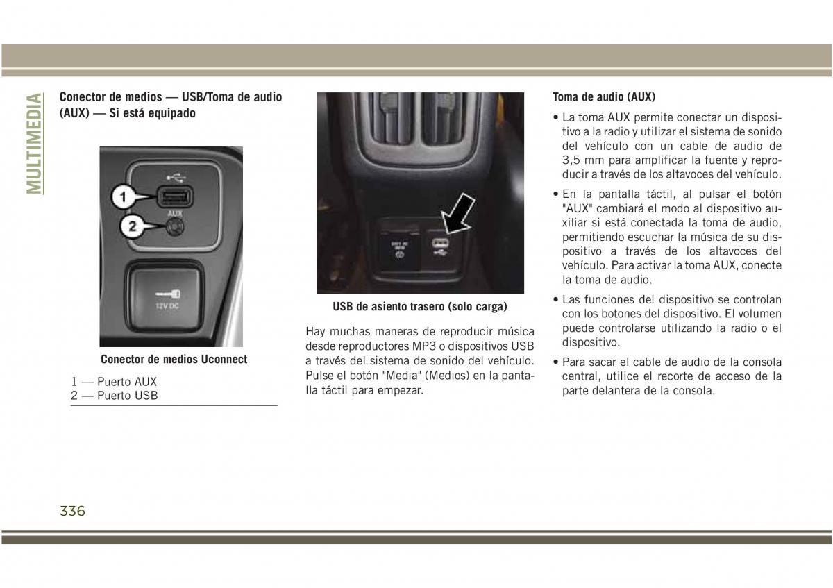 Jeep Compass II 2 manual del propietario / page 338