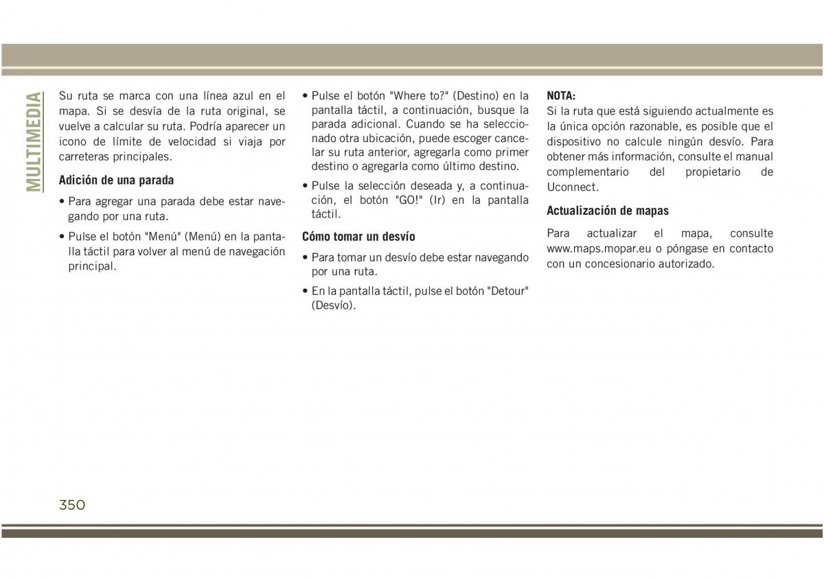 Jeep Compass II 2 manual del propietario / page 352