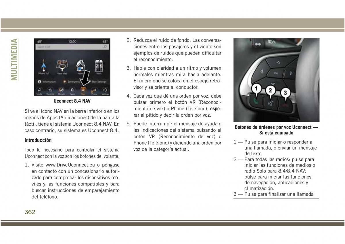 Jeep Compass II 2 manual del propietario / page 364