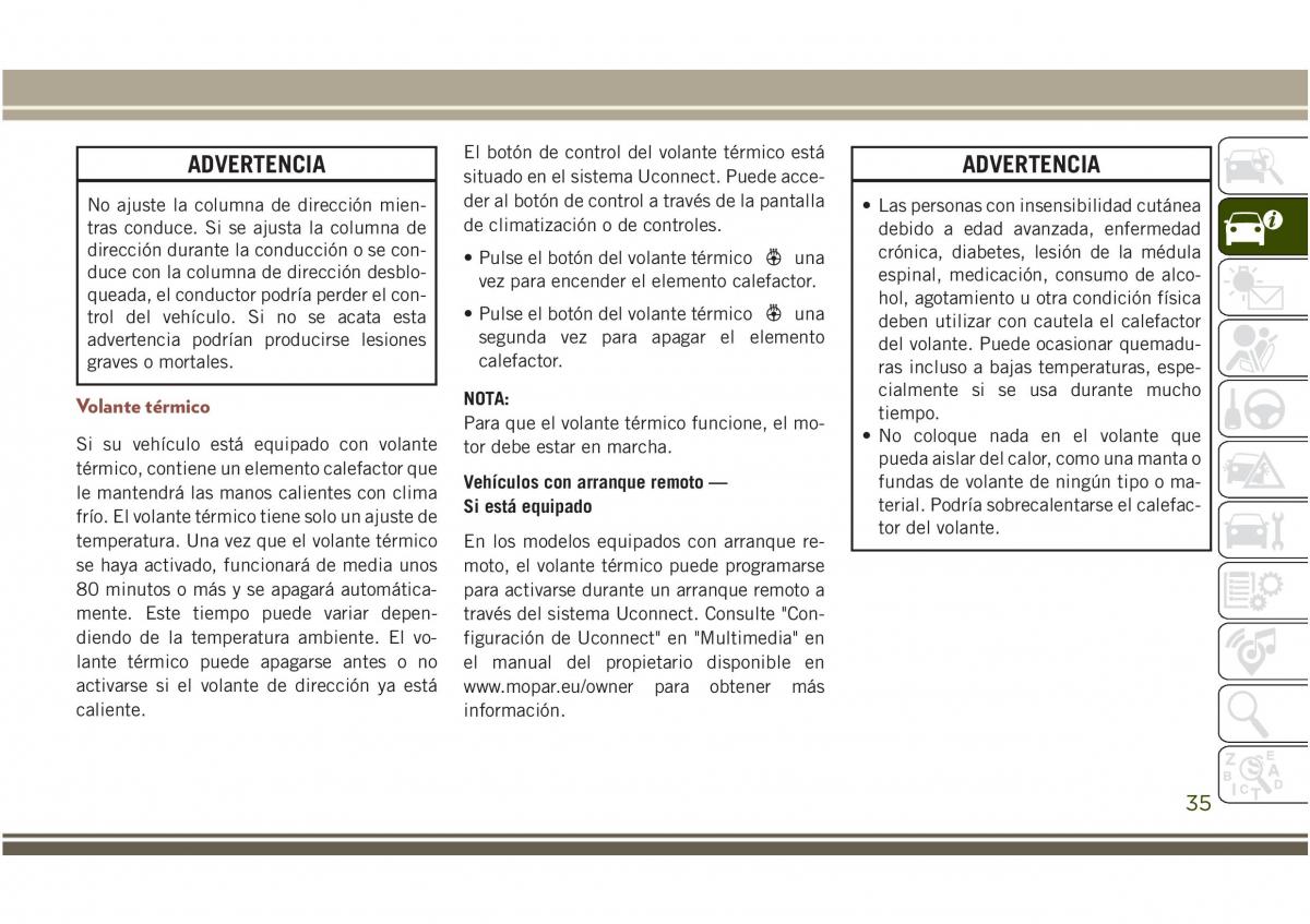 Jeep Compass II 2 manual del propietario / page 37