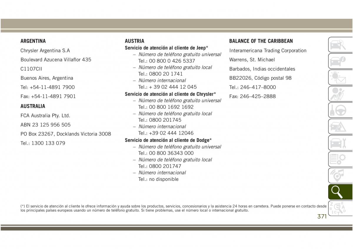 Jeep Compass II 2 manual del propietario / page 373