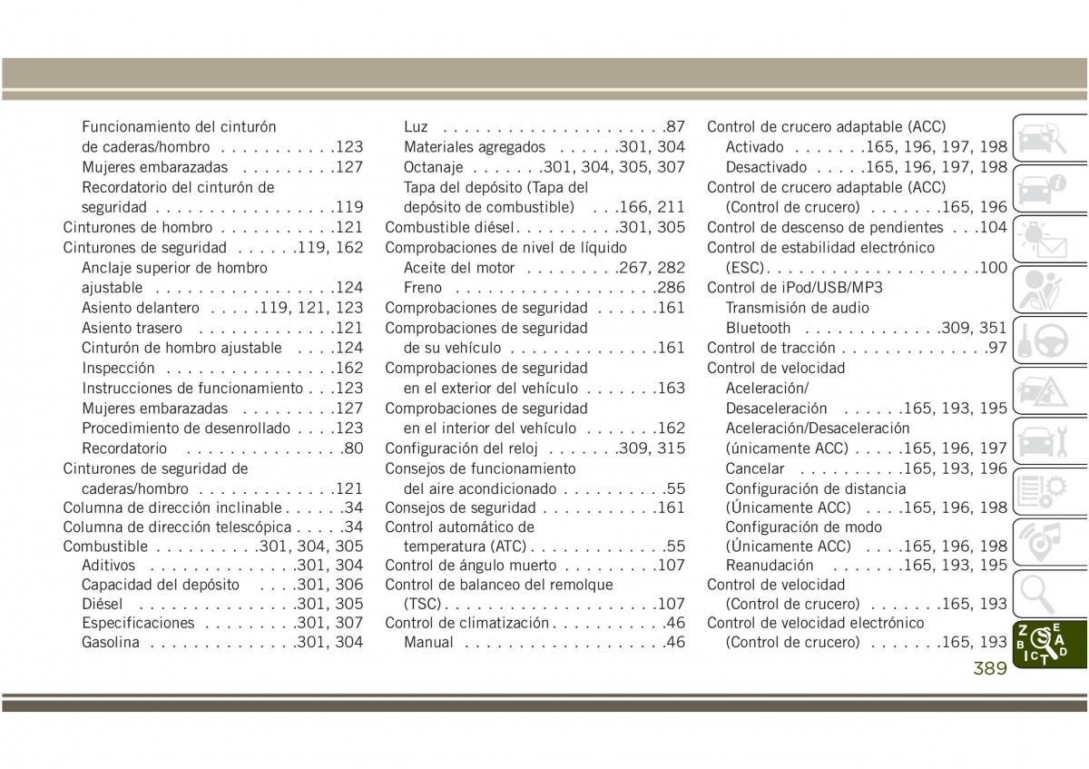 Jeep Compass II 2 manual del propietario / page 391