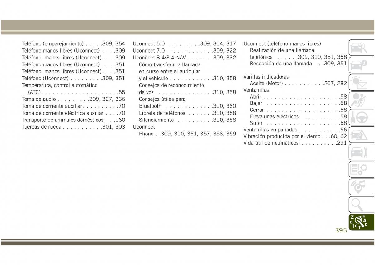 Jeep Compass II 2 manual del propietario / page 397