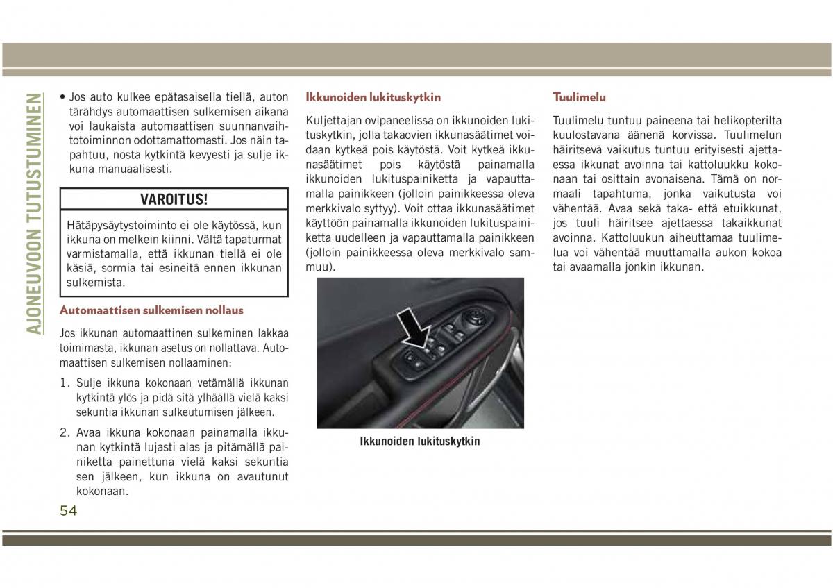 Jeep Compass II 2 omistajan kasikirja / page 56