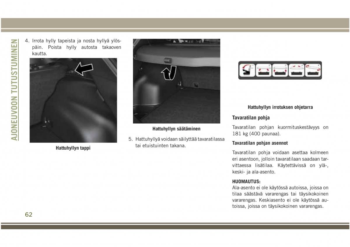 Jeep Compass II 2 omistajan kasikirja / page 64