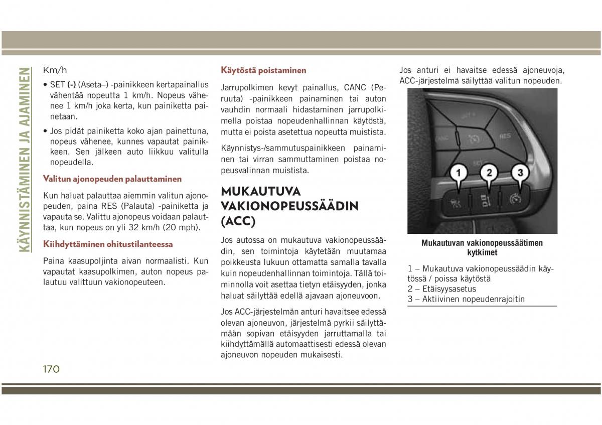 Jeep Compass II 2 omistajan kasikirja / page 172