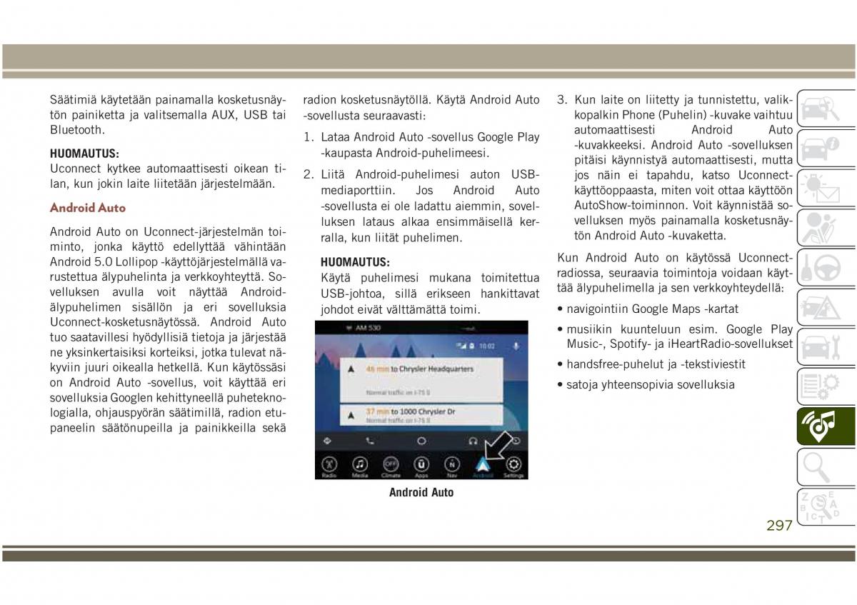 Jeep Compass II 2 omistajan kasikirja / page 299