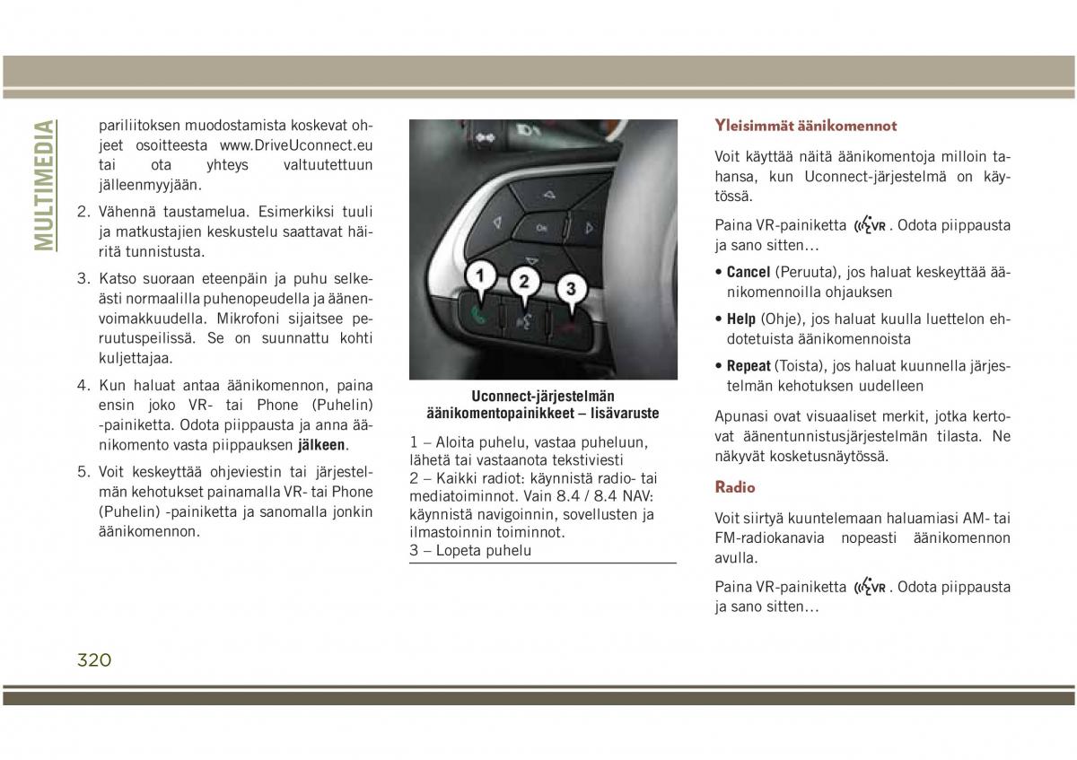 Jeep Compass II 2 omistajan kasikirja / page 322