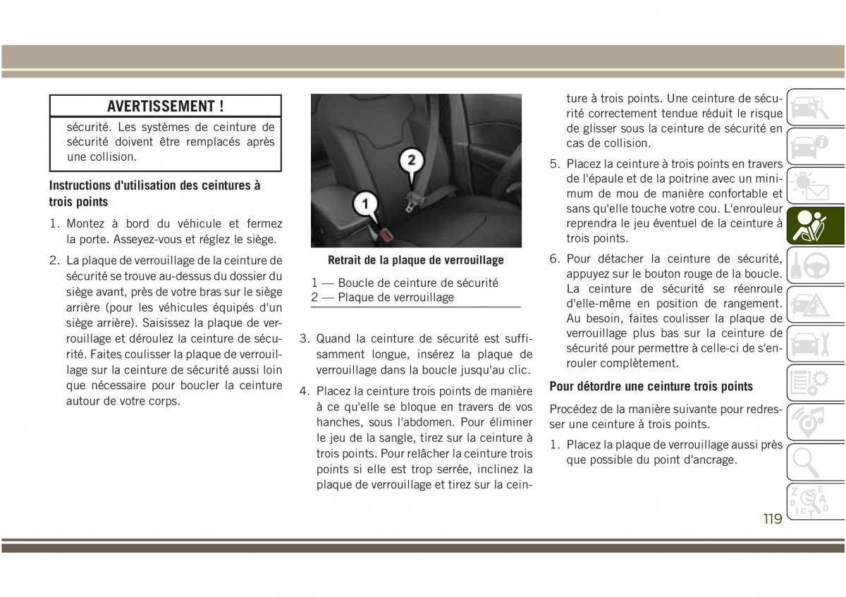 Jeep Compass II 2 manuel du proprietaire / page 121