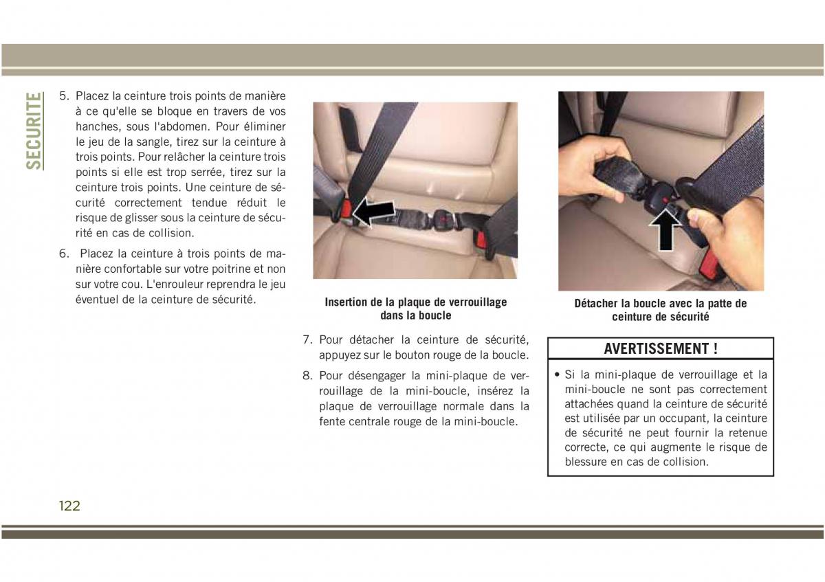 Jeep Compass II 2 manuel du proprietaire / page 124