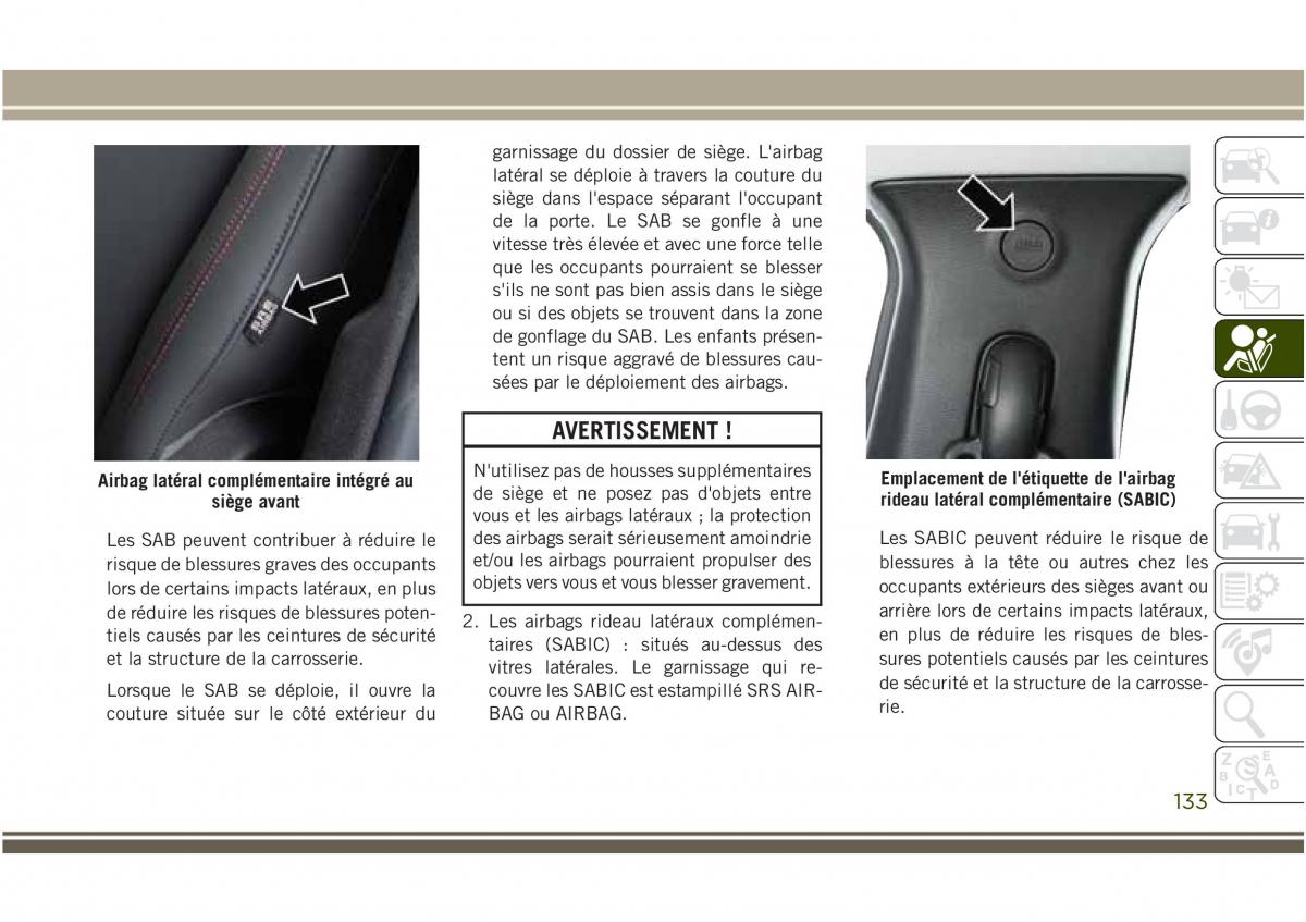 Jeep Compass II 2 manuel du proprietaire / page 135