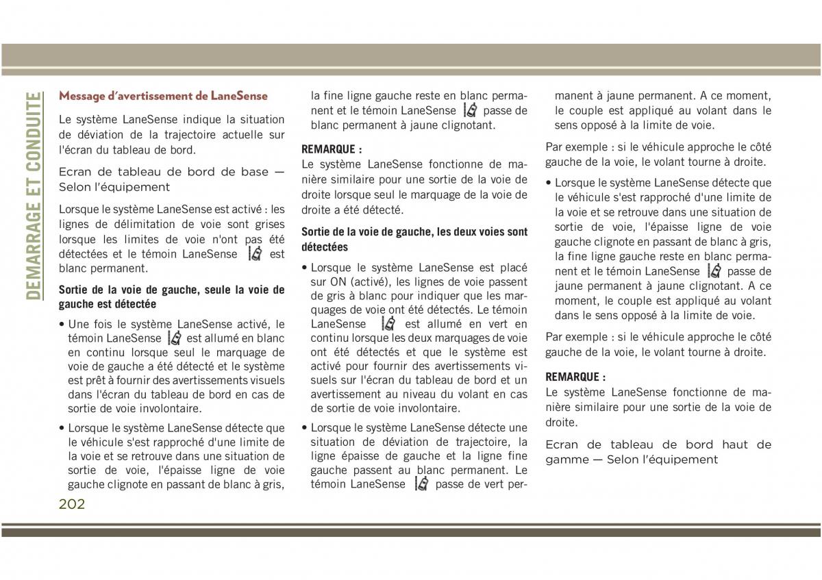 Jeep Compass II 2 manuel du proprietaire / page 204