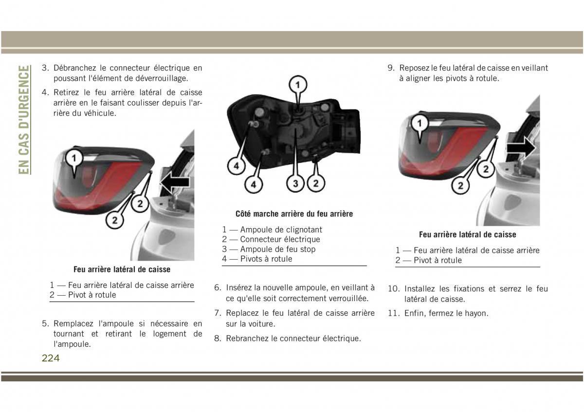 Jeep Compass II 2 manuel du proprietaire / page 226