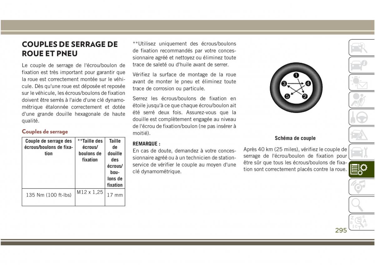 Jeep Compass II 2 manuel du proprietaire / page 297