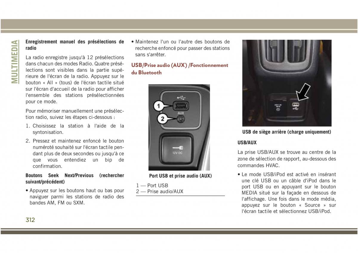 Jeep Compass II 2 manuel du proprietaire / page 314