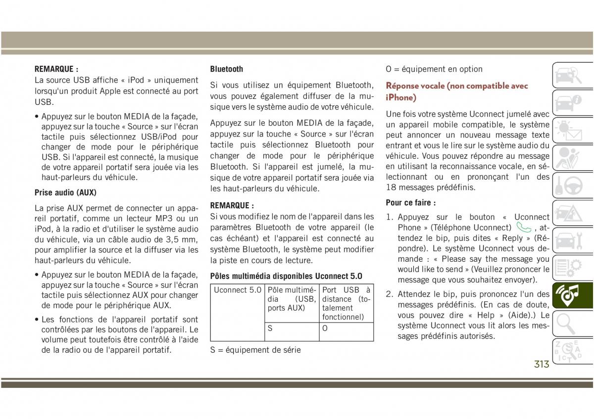 Jeep Compass II 2 manuel du proprietaire / page 315