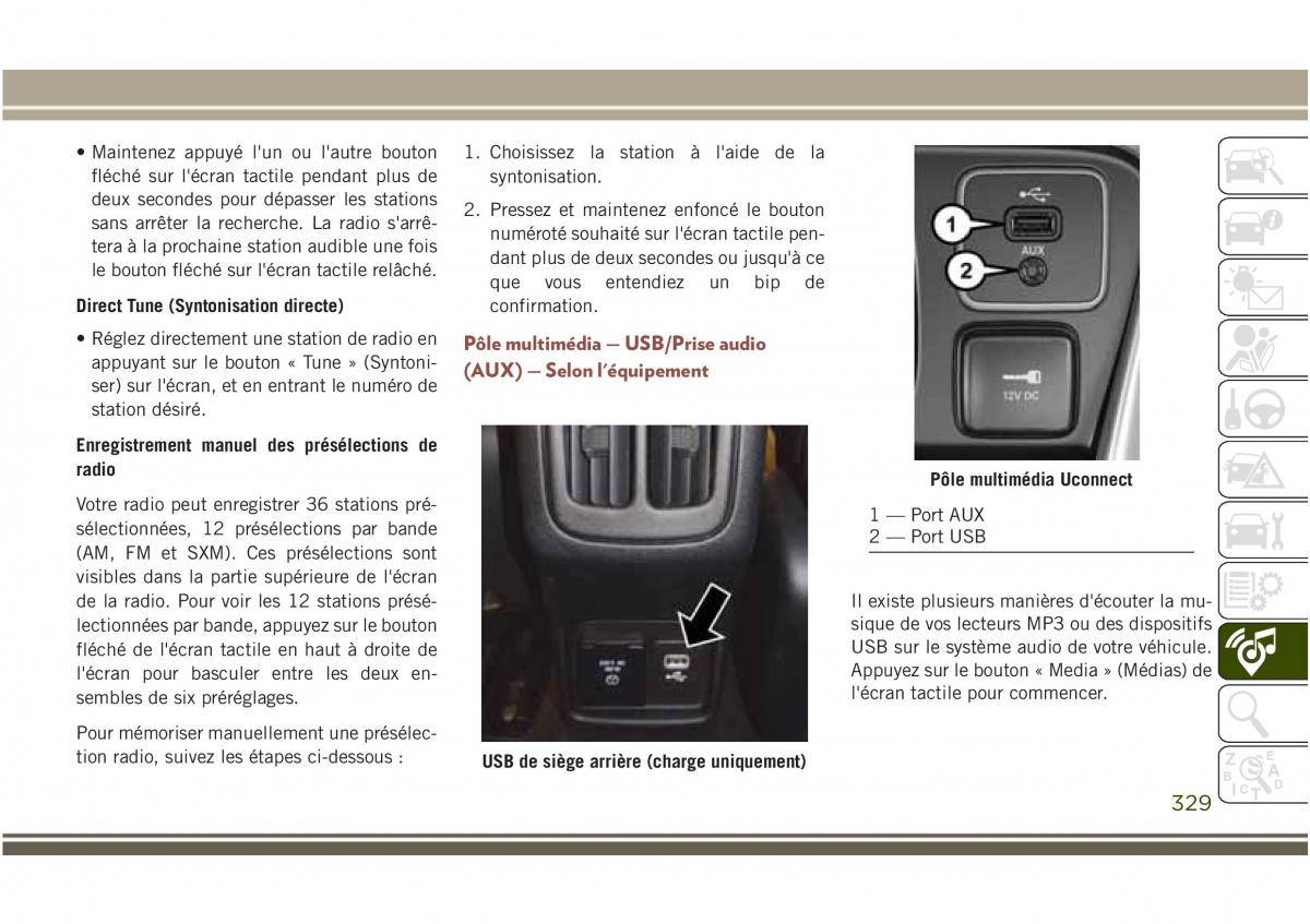 Jeep Compass II 2 manuel du proprietaire / page 331