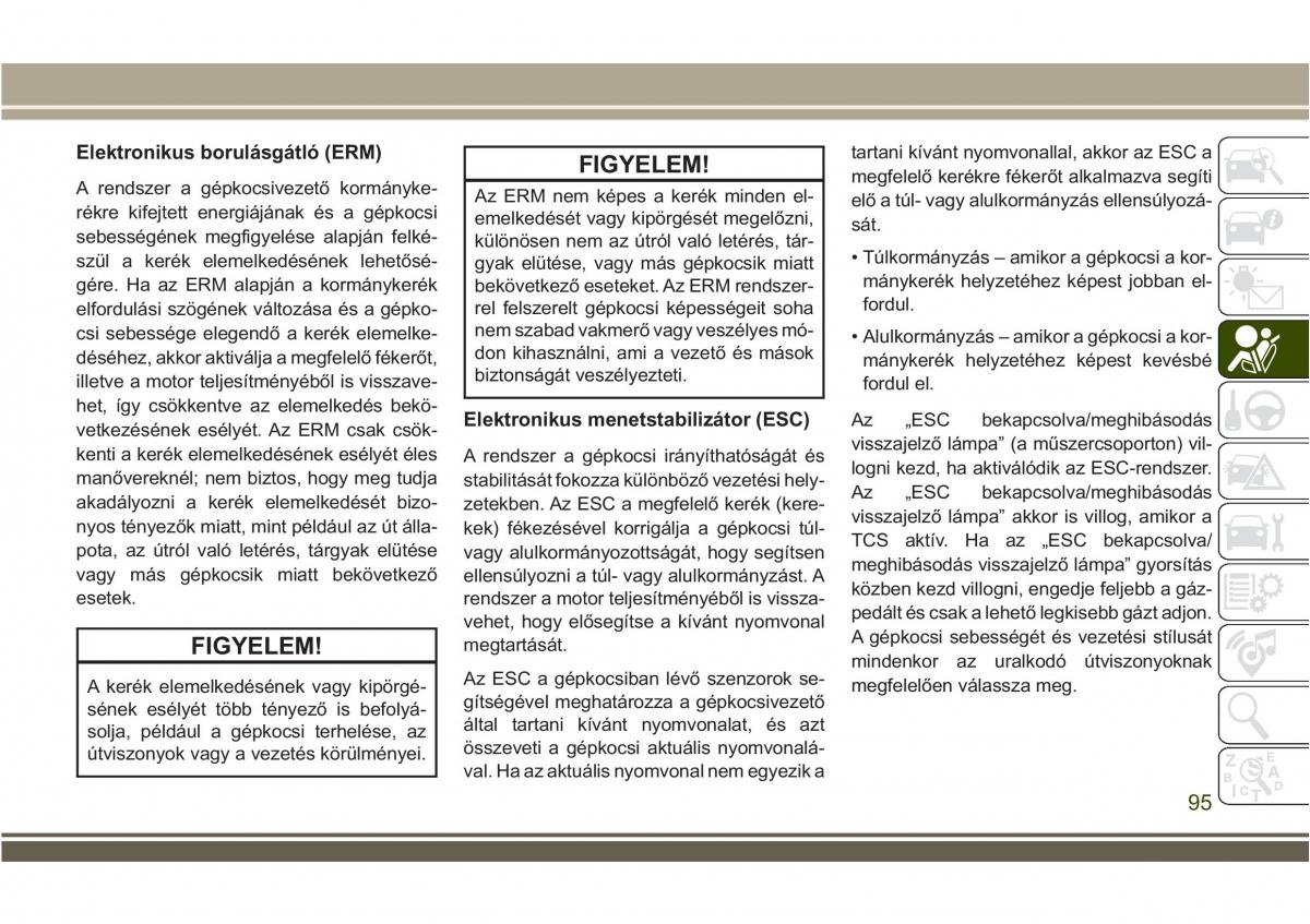 Jeep Compass II 2 Kezelesi utmutato / page 97