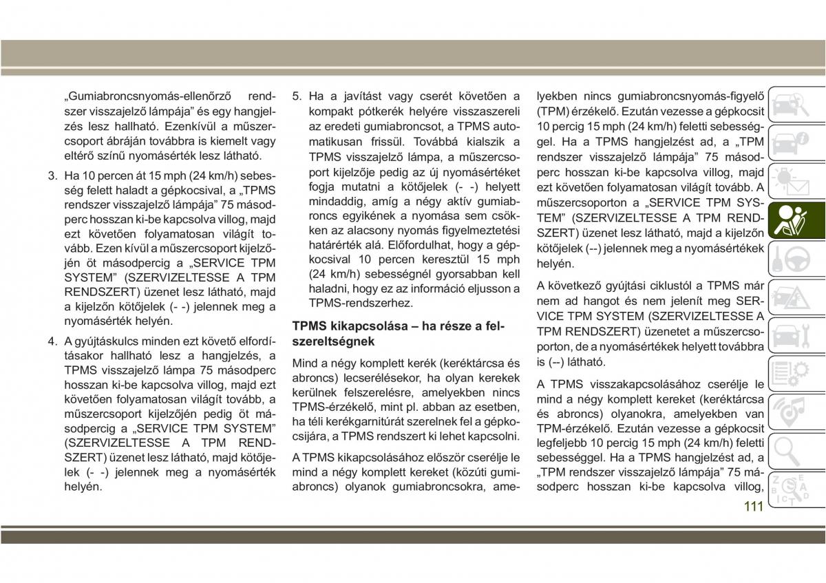 Jeep Compass II 2 Kezelesi utmutato / page 113