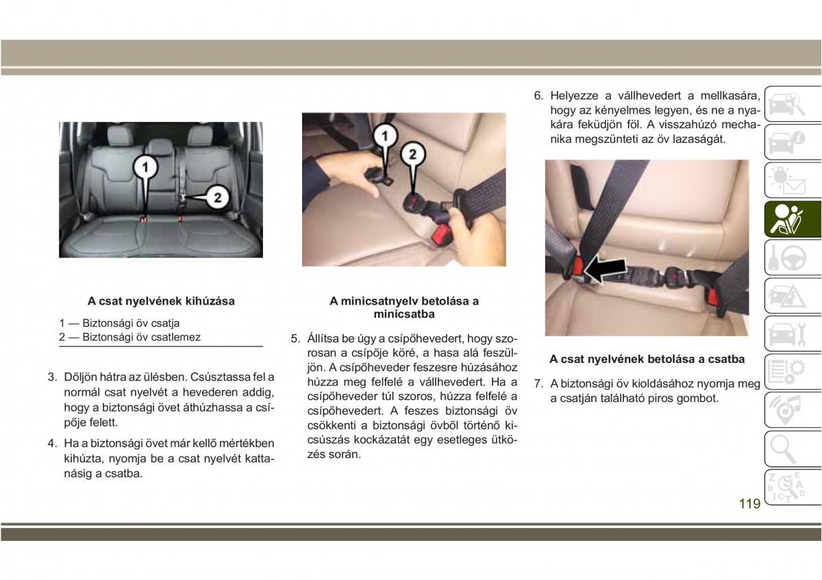 Jeep Compass II 2 Kezelesi utmutato / page 121