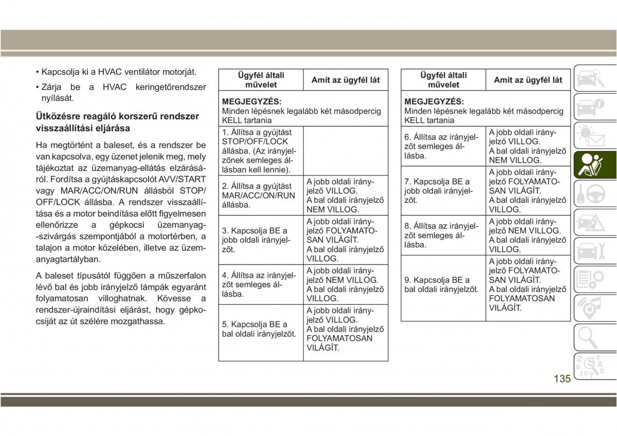Jeep Compass II 2 Kezelesi utmutato / page 137