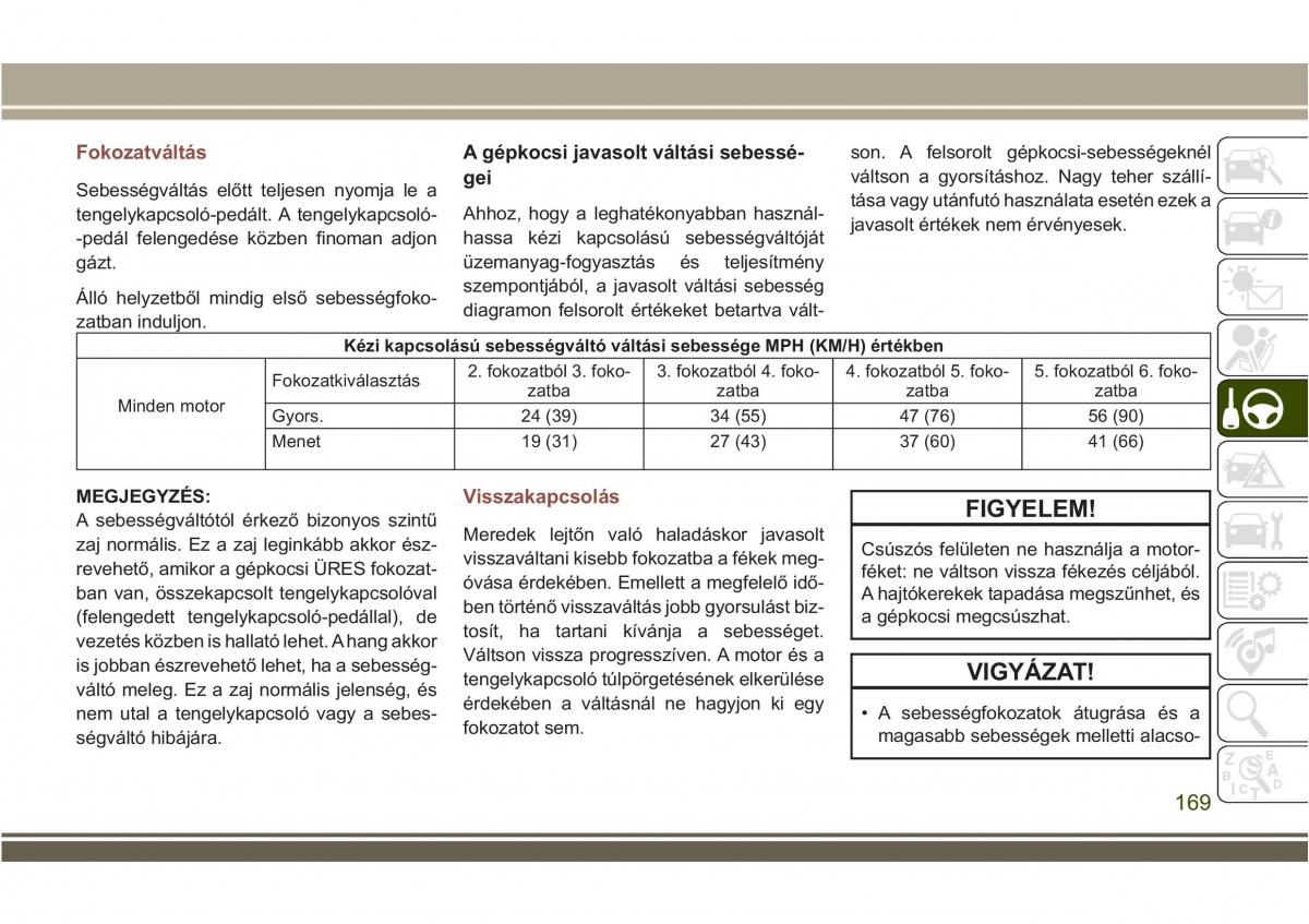 Jeep Compass II 2 Kezelesi utmutato / page 171