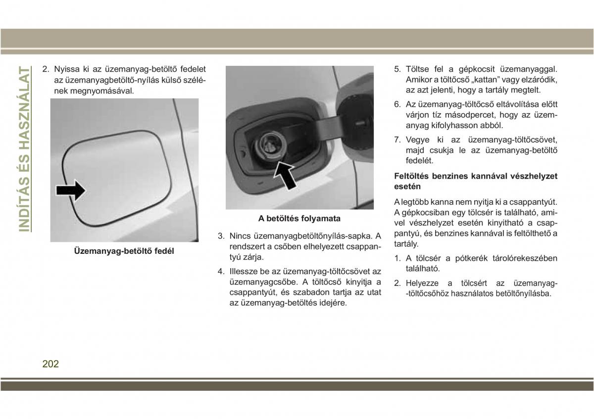 Jeep Compass II 2 Kezelesi utmutato / page 204