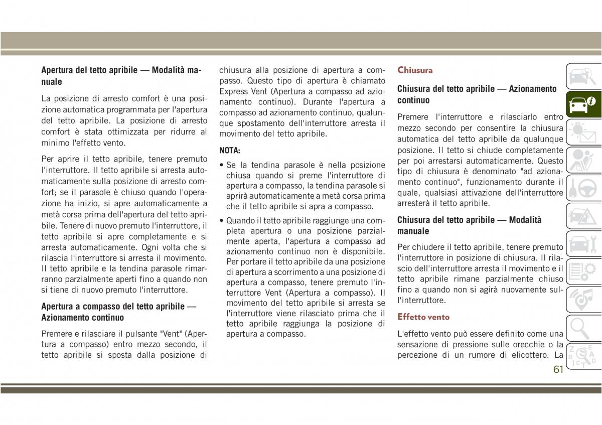 Jeep Compass II 2 manuale del proprietario / page 63