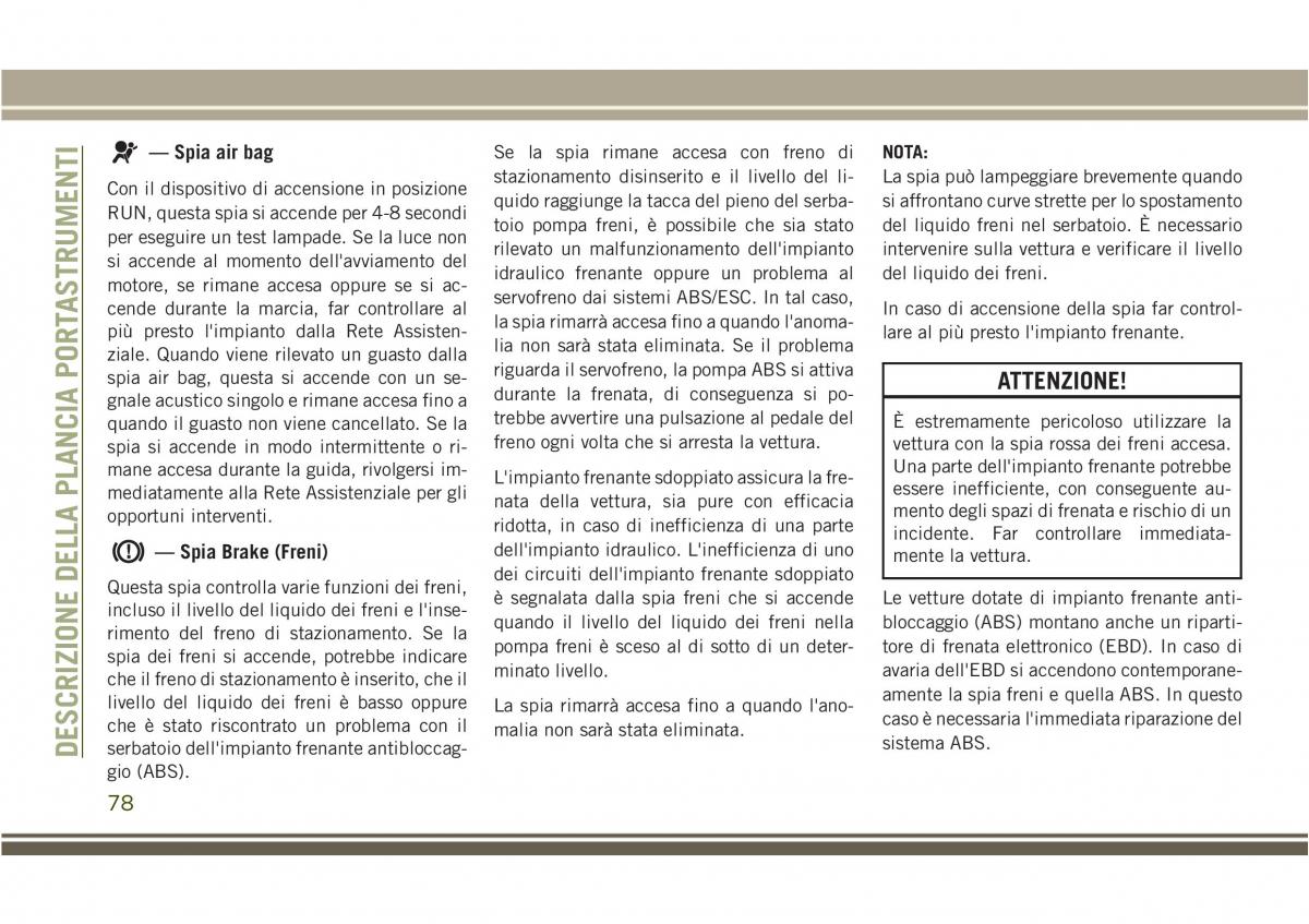 Jeep Compass II 2 manuale del proprietario / page 80